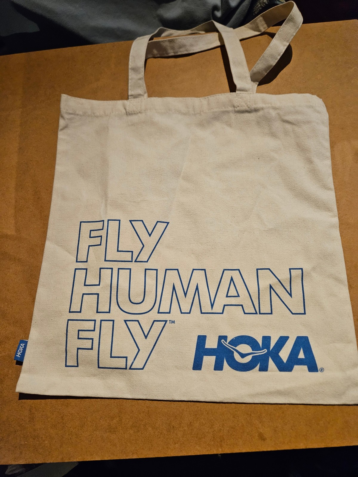 Hoka One One Fly Human Fly Tote Bag gallery
