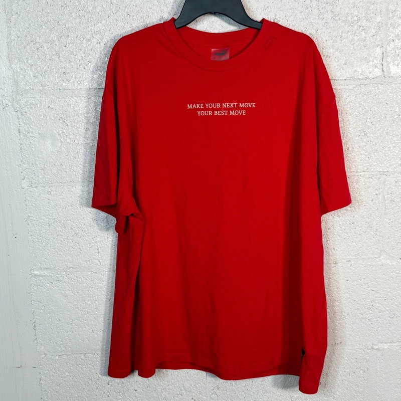 Puma Men's 1-800-Buckets Graphic T-Shirt - for All Time Red XL $45 gallery
