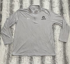 Under Armour Tech 2.0 1/2 Zip Pullover Men’s 2XL Husky Soccer Gray FW24 Rare