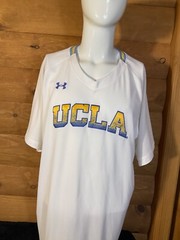 Under Armour White UCLA Bruins Centennial Baseball Jersey Mens Size 2XL