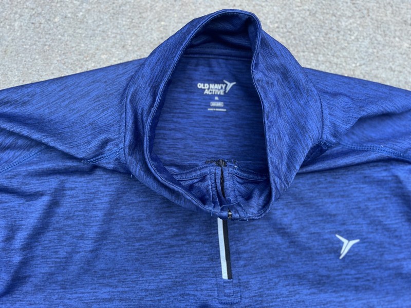 Old Navy Active Go-Dry 1/4 Zip Pullover XL Blue men’s Top gallery