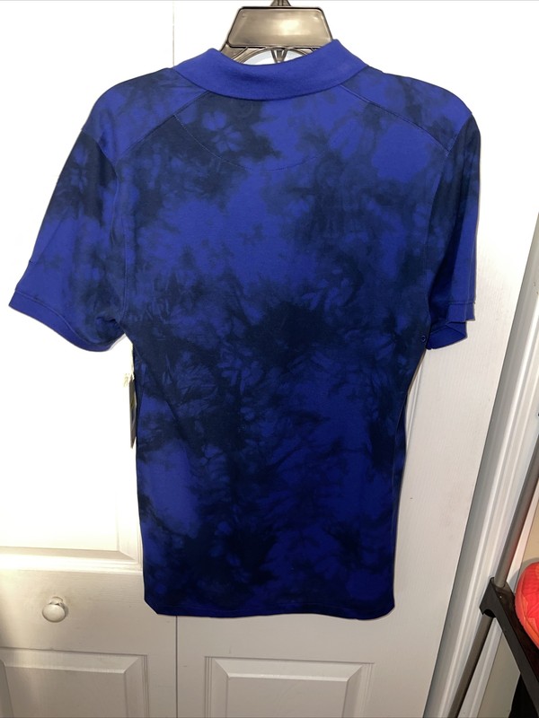 Nike Golf Polo Shirt Fog Wash Slim Fit Deep Royal Black Men’s Small CI9769-455 gallery
