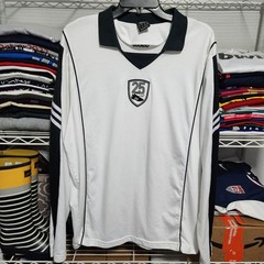 Vintage Adidas Copa Mundial Long Sleeve Soccer Shirt Mens XL Rare 25 White Black