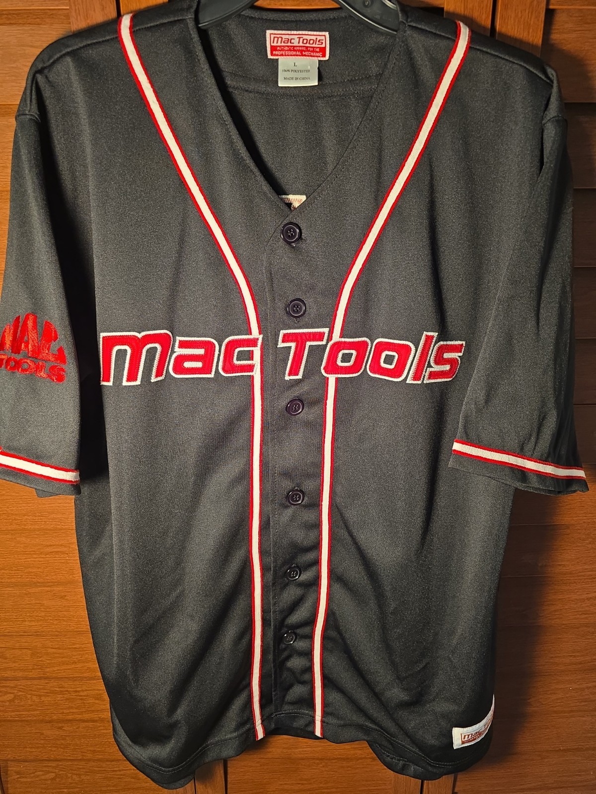 Mac Tools #38 Baseball Style Jersey Size: L - ( Large ) gallery