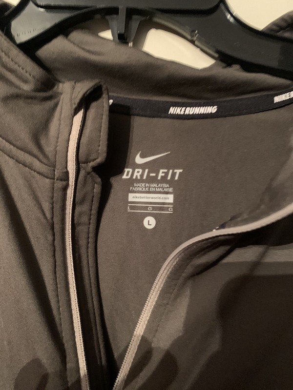 Nike Running Dri Fit Element 1/4-Zip Pullover Mens Sz L 504606-325 Green gallery