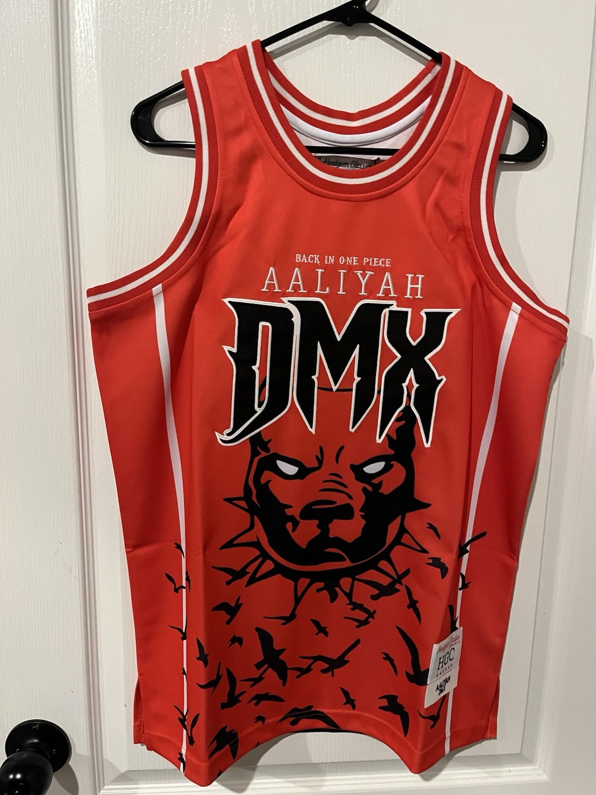 Headgear Classics Aaliyah x DMX Basketball Jersey Red Men’s Size Small NWT gallery