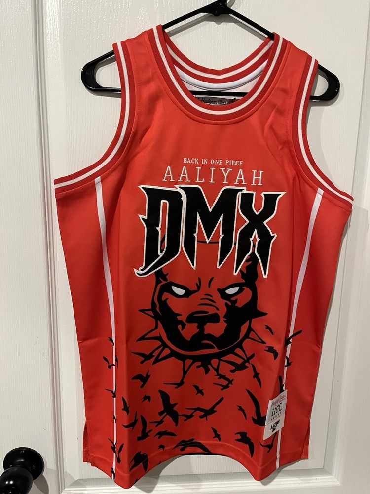 Headgear Classics Aaliyah x DMX Basketball Jersey Red Men’s Size Small NWT