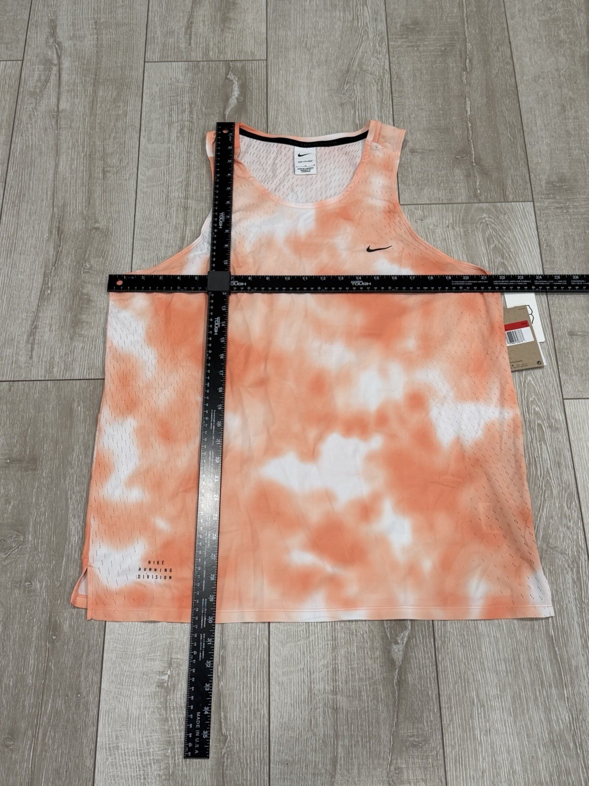 Nike Mens L Running Division Breathe Dri-FIT ADV Tank Top Apricot HJ4146-844 gallery