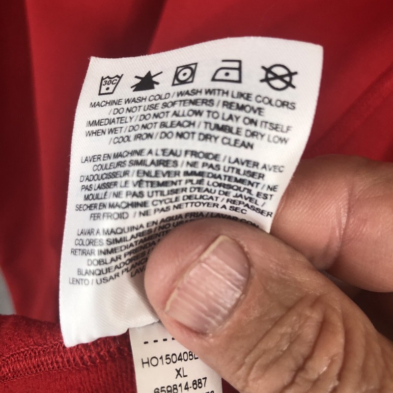 Nike Pro Sweater Mens Extra Large Red Dri Fit Athleisure Athletic Work Out Gymn gallery
