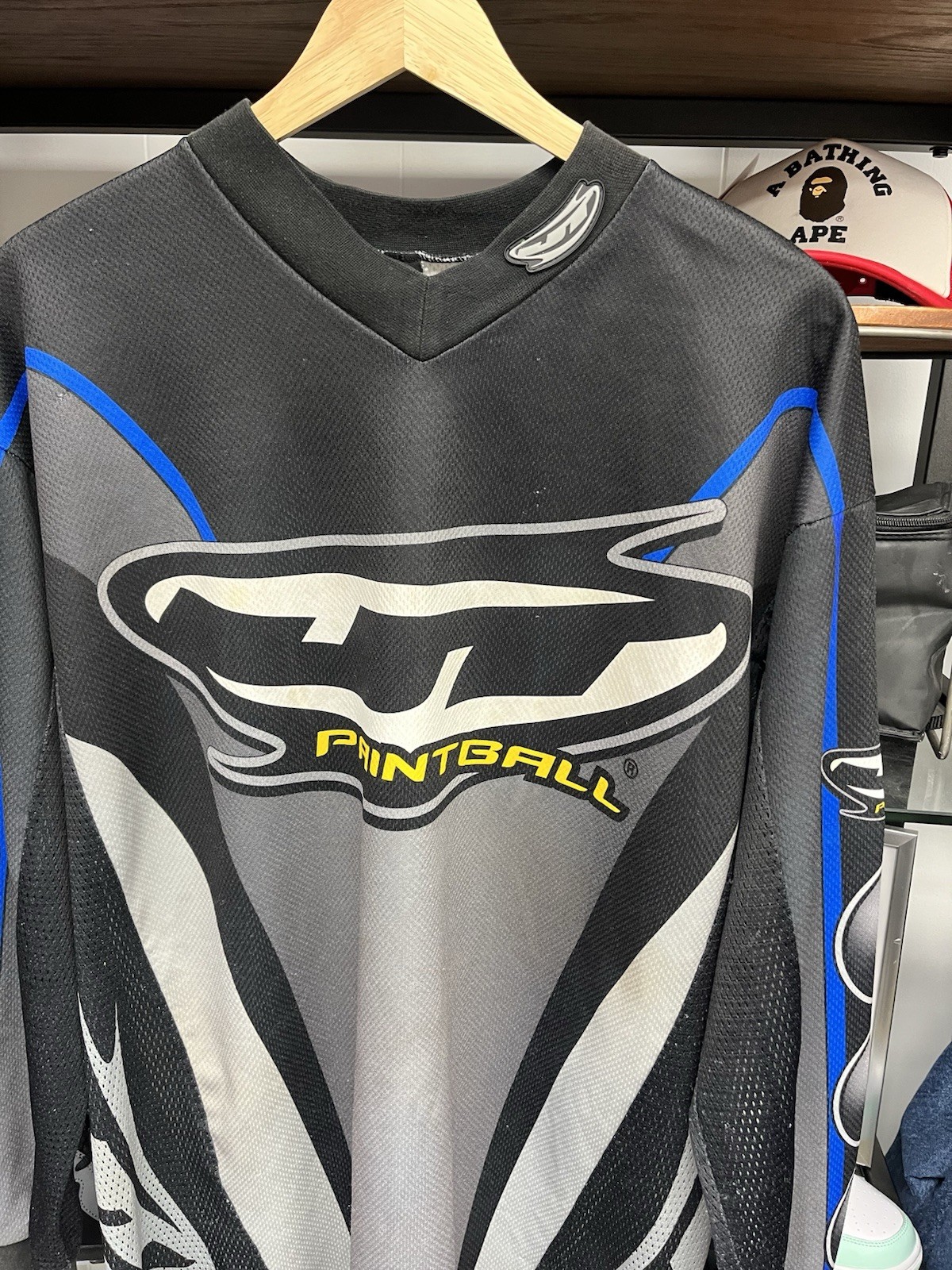 Vintage 90s JT Racing Paintball Color Block Motocross Sportswear Jersey Small gallery