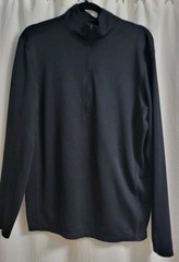 REI Co-Op Baselayer Liner Top Mens Large Black Lightweight (B19)