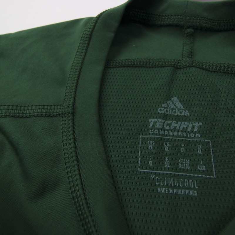 adidas Techfit Compression Top Men's Green New with Tags XL gallery