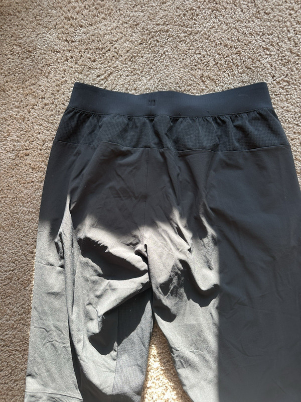 MPG Sport Black Athletic Performance Joggers Mesh Panels Elastic Waist gallery
