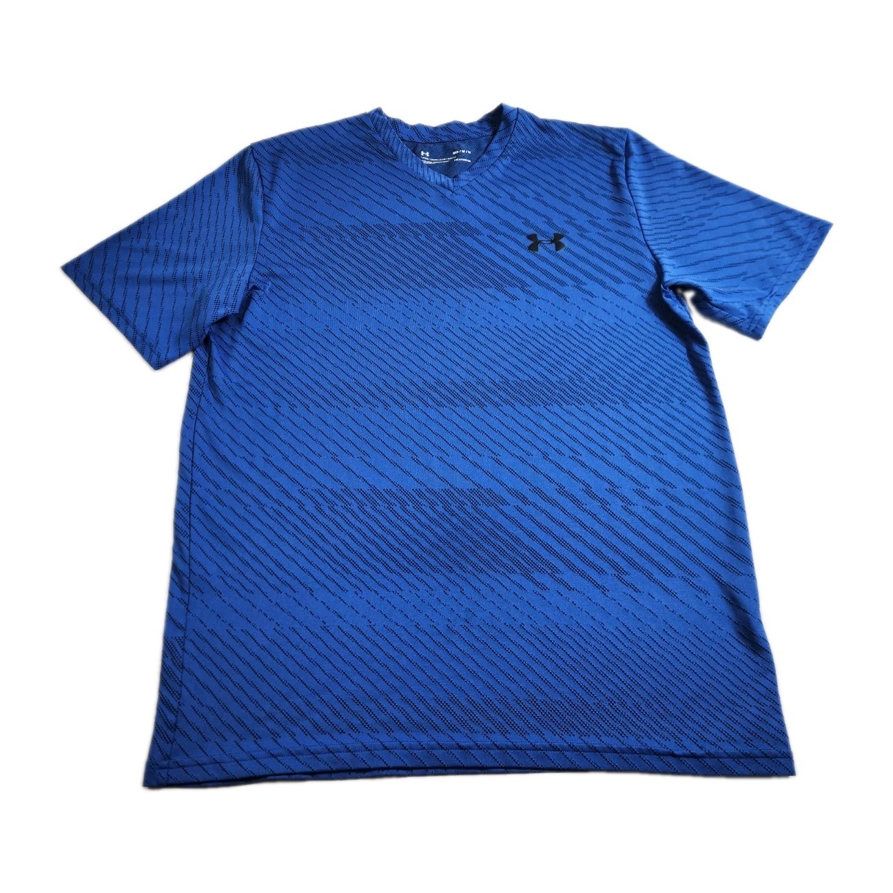 Under Armour Loose Performance Shirt Men Medium Blue Short Sleeve Heatgear Adult gallery