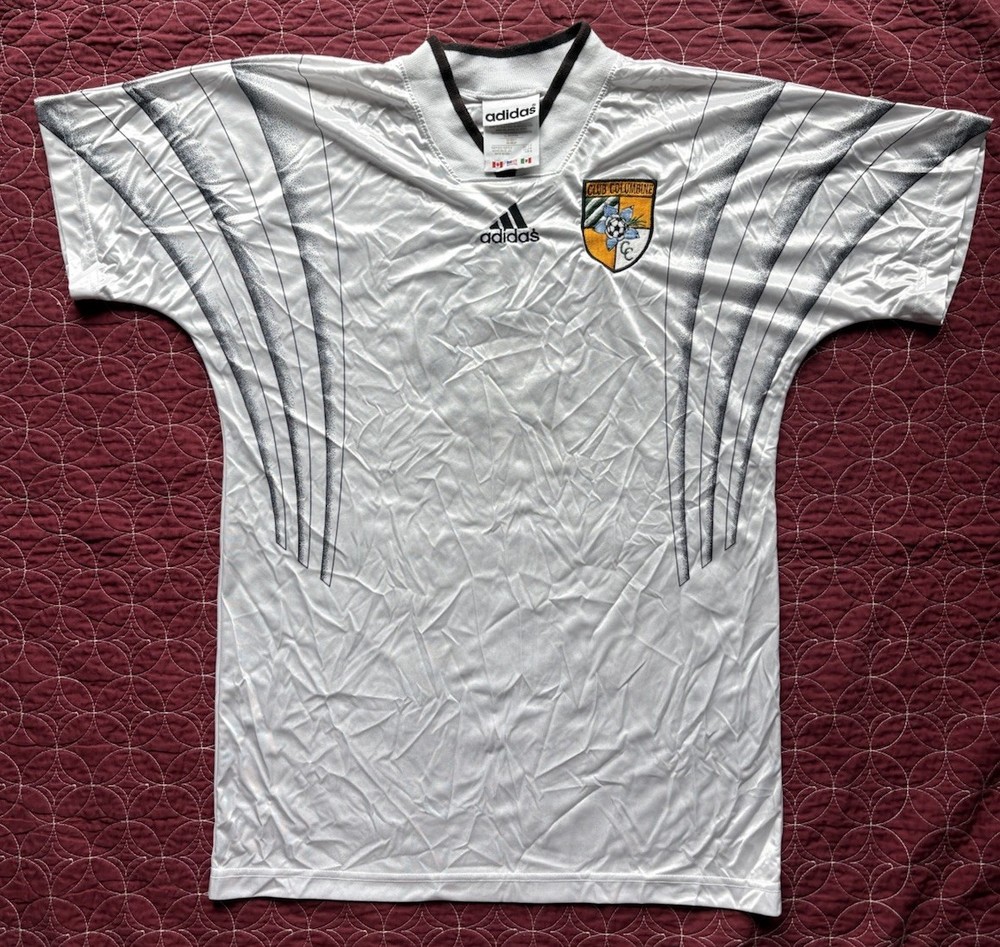 Vintage 1990s Colorado Columbine Soccer Club Adidas Jersey Size S