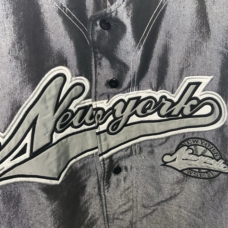 New York Baseball Jersey Men’s XXXl Y2K Hip Hop 3m Reflective Whistle Sport gallery