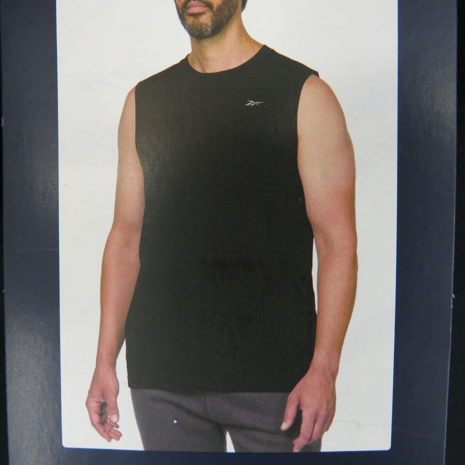 Reebok Men's Speedwick Sleeveless Tech L Tee Black Regular Fit NWT gallery