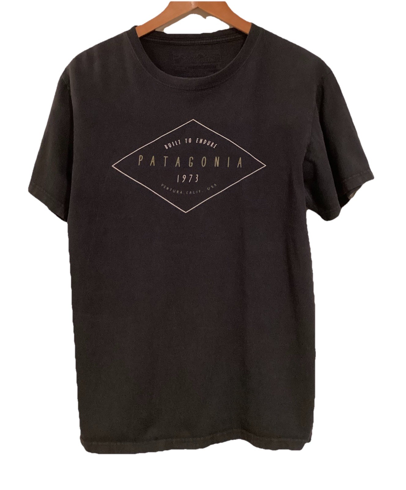 ☀️Patagonia Built To Endure 1973 Graphic Black T-Shirt Men’s Medium Free Shp! gallery