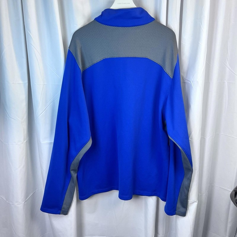 Nike Lightweight Running Jacket XL Men’s Cobalt Blue/Gray Nike FitDry EUC gallery