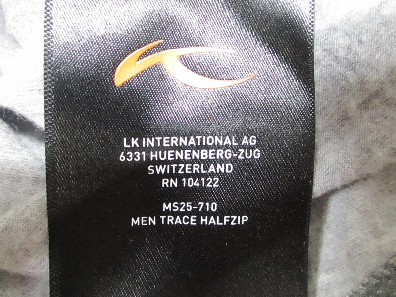 KJUS Trace Halfzip Pullover Mens Small Gray Zip Long Sleeve Golf Skiing gallery