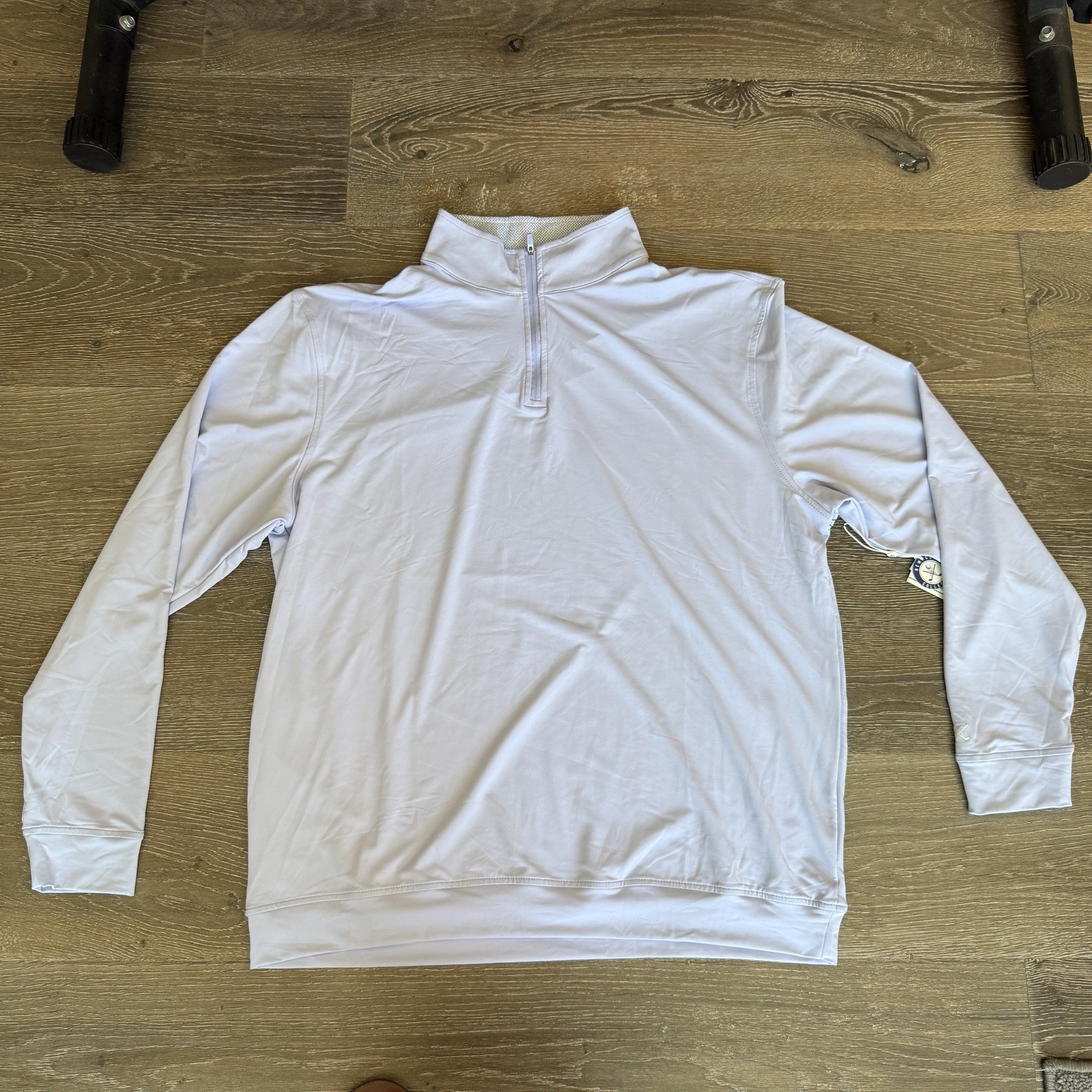 Kenneth Cole Golf 1/4 Zip Pullover Mens 2XL Lavender Stretch Wicking Performance gallery