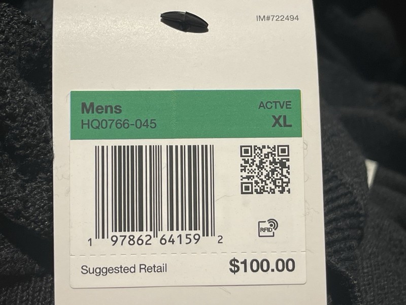 $100 Nike Men XL Air Jordan Knit Jersey Top Off-Noir Dark Smoke Gray HQ0766-045 gallery