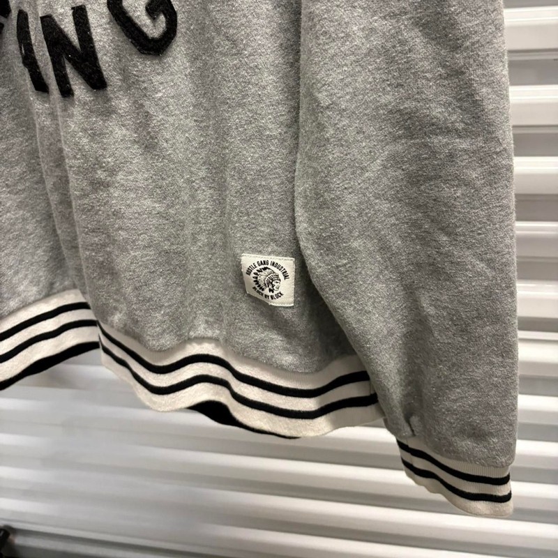 Mens Hustle Gang Native American Chief Crewneck Sweatshirt Sz 2XL gallery
