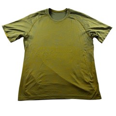 lululemon Metal Vent Tech Short Sleeve Mens L Green Training Workout Shirt