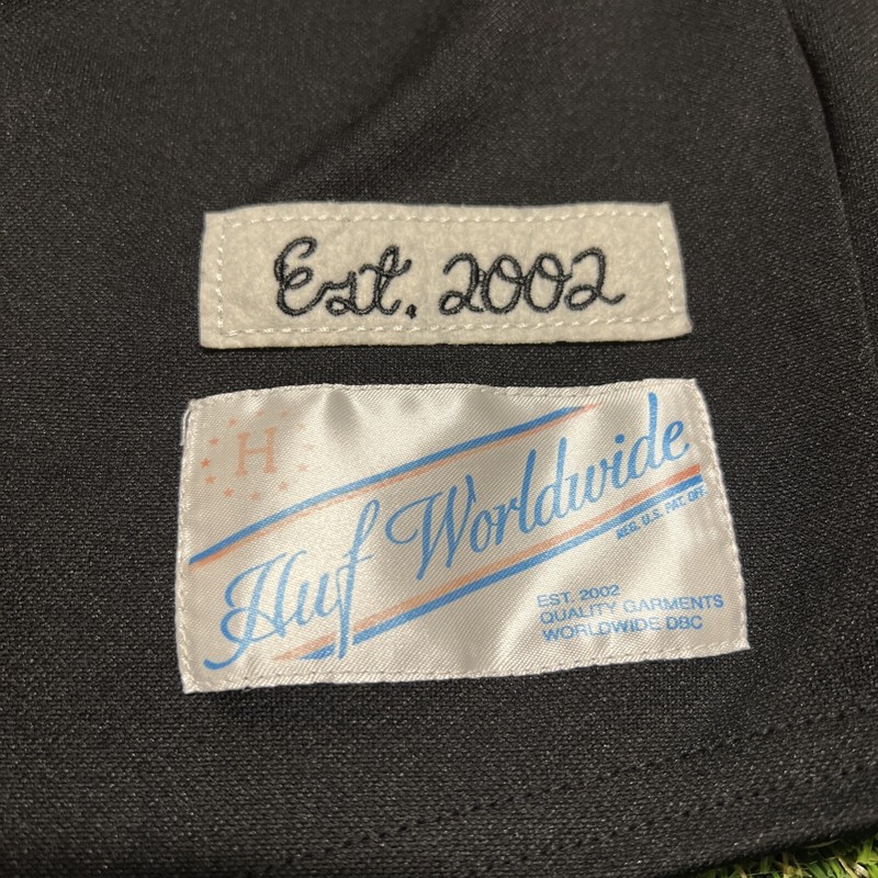 HUF USA Baseball Jersey Black Medium gallery