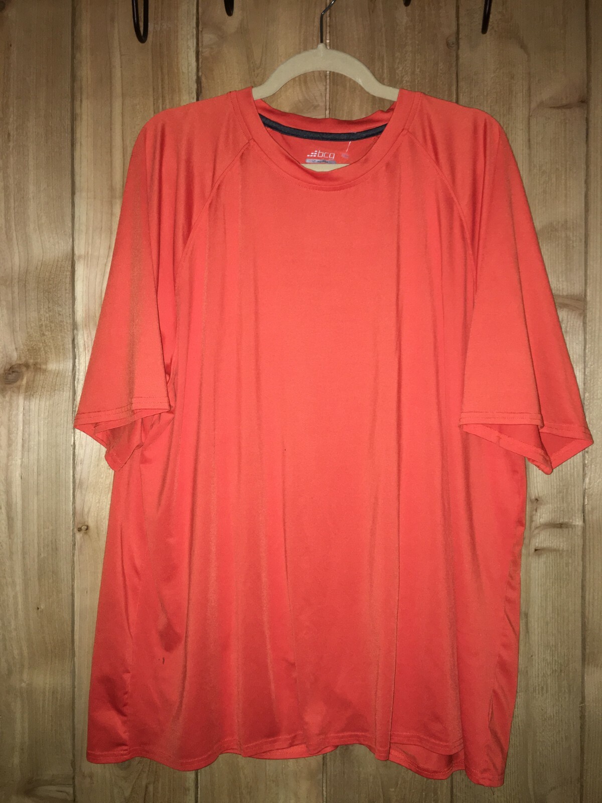 BCG Tru Wick Mens Orange Short Sleeve Shirt Sixe 2XL gallery