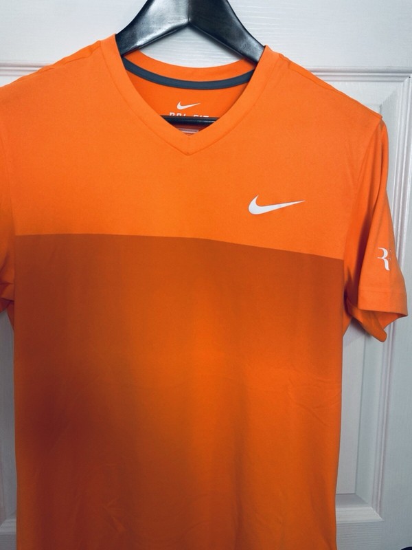 Nike Roger Federer RF 2015 Indian Wells Dubai Crew Tennis Shirt Large Rafa Nadal gallery