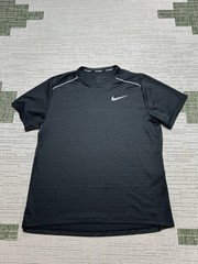 Nike Shirt Mens Large Black Running Dri-Fit Pullover *