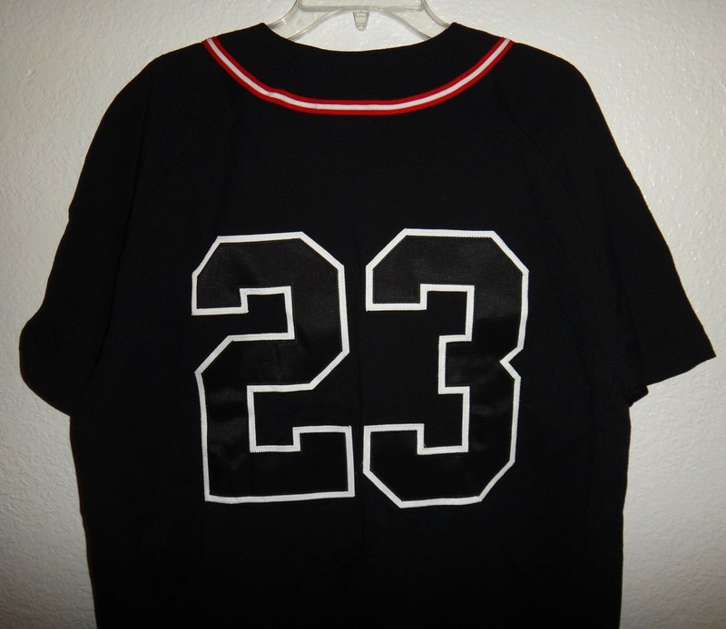 EUC MENS L LG RUSSELL TEAM ISSUED UNLV RUNNIN REBELS BASEBALL GAME JERSEY #23 gallery