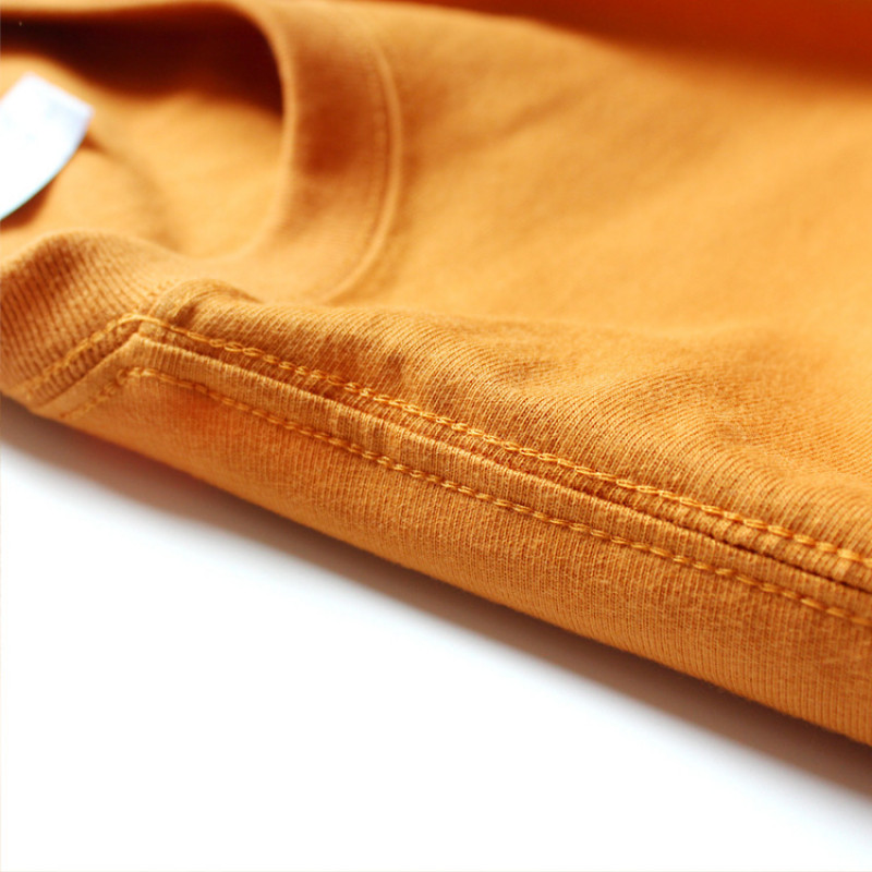 Solid Color Seamless Crew Neck Short Sleeve T-shirt Men's and Women's Base Tops gallery