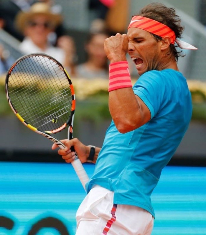 Nike Rafa Nadal 2015 Madrid Tennis Shirt Small 646097-407 gallery