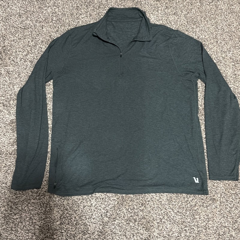Vuori Ease Performance Half Zip 2.0 Men L Pullover Golf Jacket V221 Stretch Wick gallery