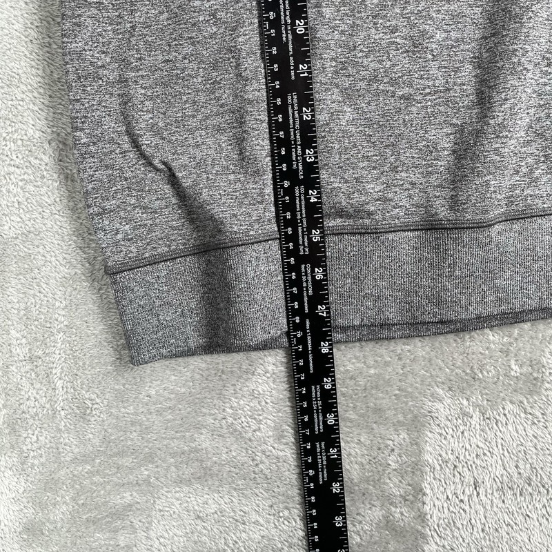 Rhoback Pace Performance Long Sleeve Crew Neck Heather Gray Mens Size XL gallery