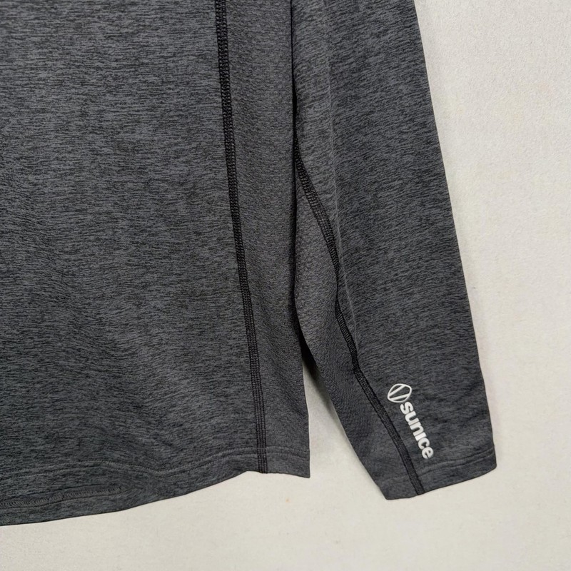 Sunice Pullover Mens Small Charcoal Tobey Lightweight Coollite Golf Layering NWT gallery