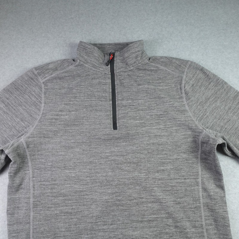 Avalanche Pullover Mens Large Gray Athletic 1/4 Zip Hiking Activewear gallery