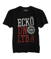 Ecko Unltd. Mens Eu72 Graphic T-Shirt, black, XS