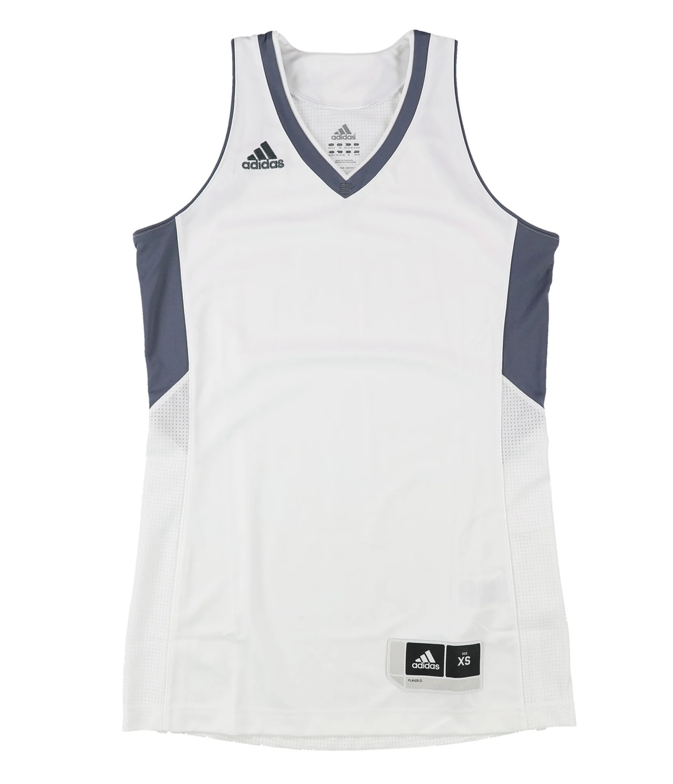 Adidas Mens Two-Tone Jersey, whtgry, 2XL gallery