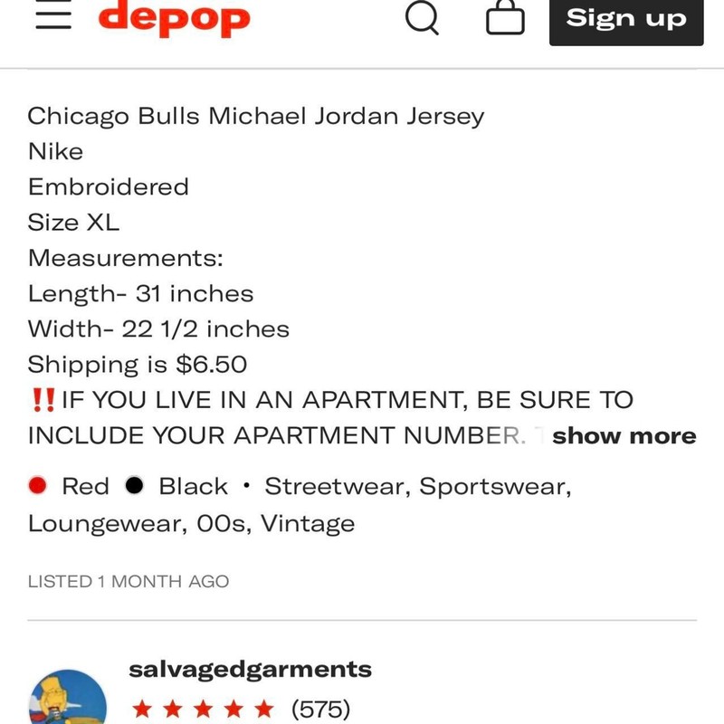 Nike Men's Red and Black Top gallery
