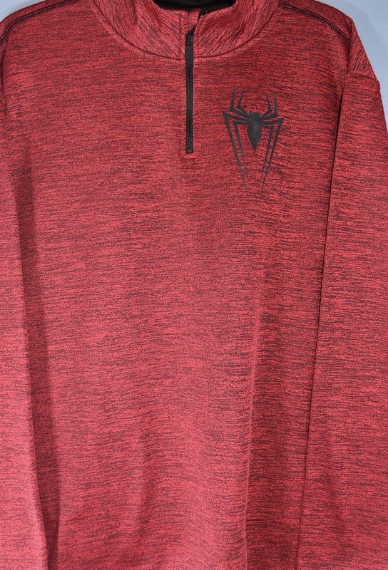 Marvel quarter zip pullover men's size XL, brick red gallery