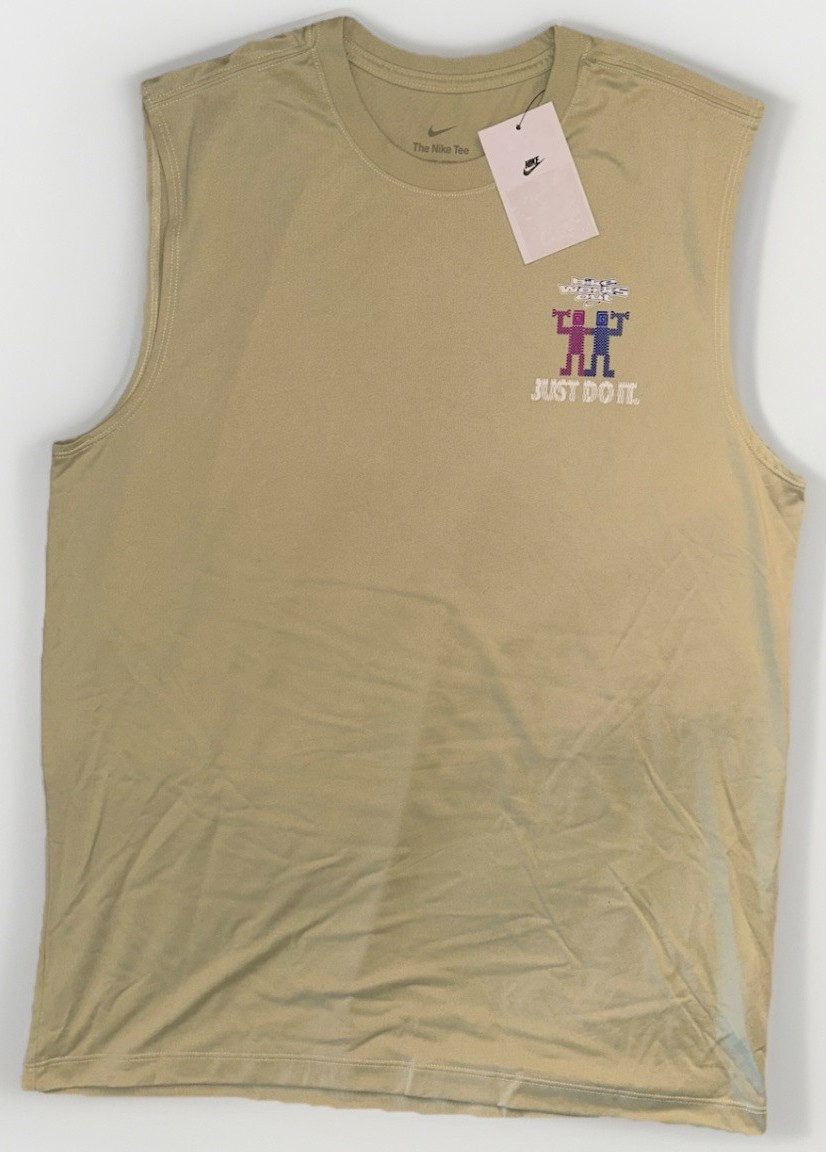Nike Just Do It - Works Out - Dri-Fit Sleeveless Shirt FV8374-371 • Men's L gallery