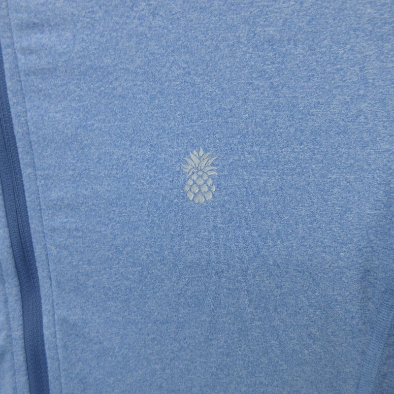 Tommy Bahama Pullover Mens Small Blue Monday Heather Playa Vista Quarter Zip gallery