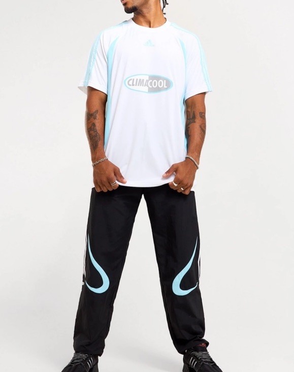 Adidas Men’s Climacool Jersey White / Blue Size Large KA5488 gallery