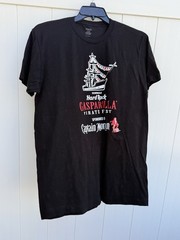 Gasparilla Pirate Fest Hard Rock Captain Morgan Black Short Sleeve T Men’s Large