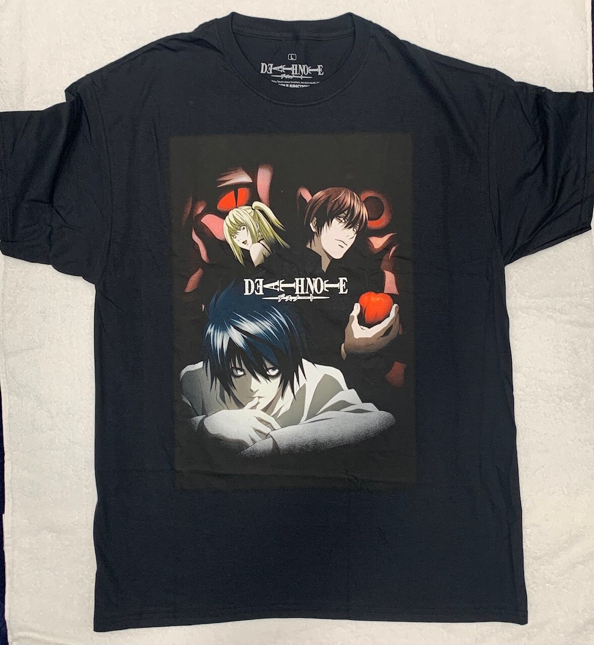 Death Note Cast Black Washed T-Shirt gallery