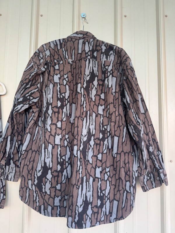 Jim Crumley's Outfitter Men's Tuff Trebark Camo Hunting Shirt XL Cargo Pants L gallery