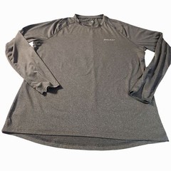 Baleaf Mens Gray top Performance Shirt Size L Lightweight Breathable Activewear